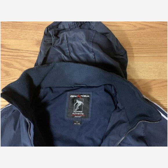 Zero Posua Blue Bomber Spring Fall Coat Adult Size S-M - Picture 2 of 2